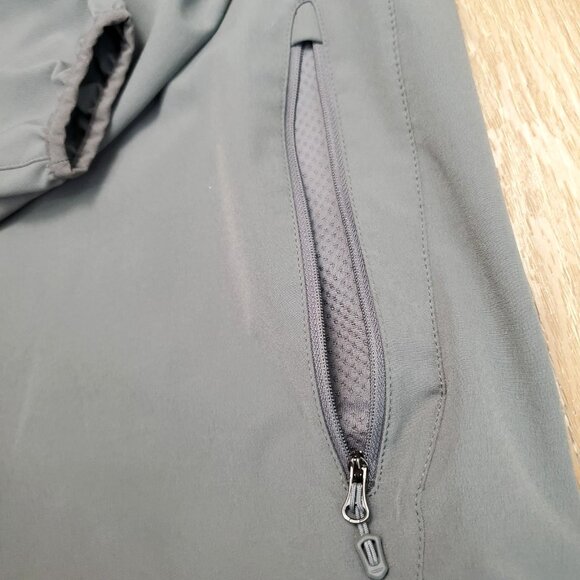 Marmot Jacket Mens XL Gray Tempo M3 Shoftshell Water Repellent Windbreaker Logo - Picture 10 of 16